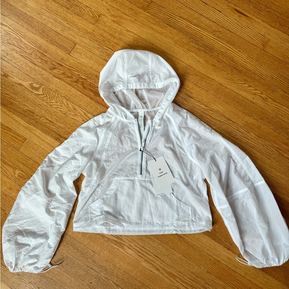 NWT Lululemon anorak scuba size 2